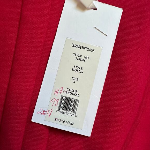 Elizabeth & James berry pink/red Hollis sleeveless mini dress size 8 NWT - Picture 12 of 15